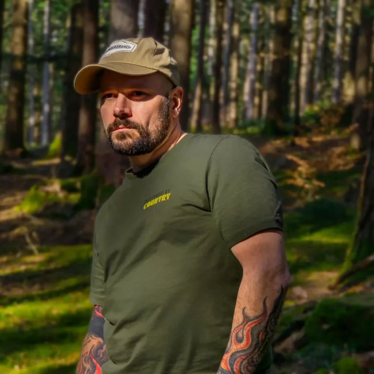 POWERED BY COUNTRY T-Shirt - Khaki