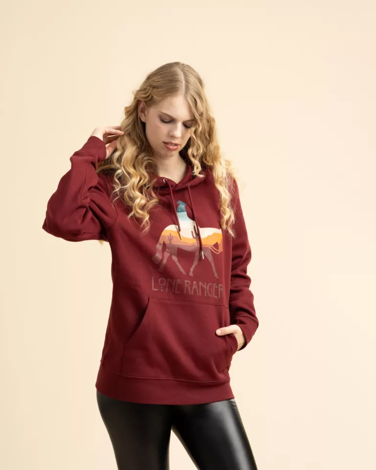 LONE RANGER Hoodie - Burgundy