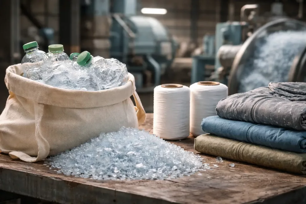 Recyceltes Polyester