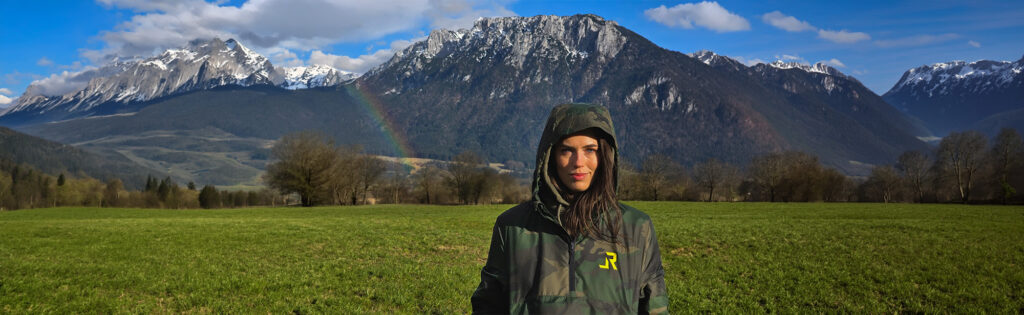 Frau im Freien